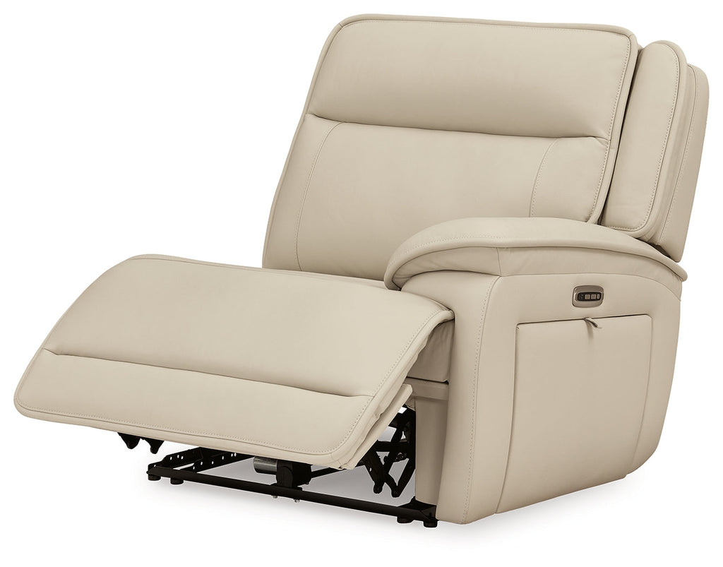 Double Deal Almond 6-Piece Reclining Sectional