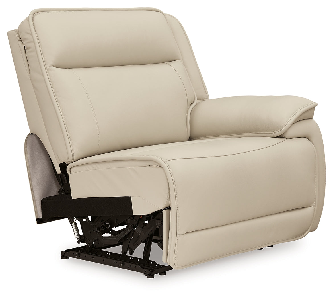 Double Deal Almond 6-Piece Reclining Sectional