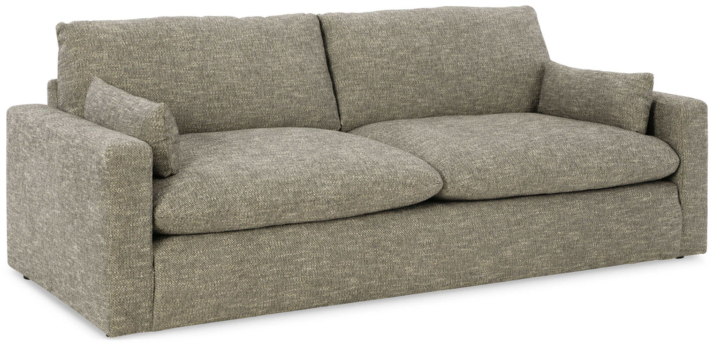 Dramatic Granite Fabric Living Room Set / 2pc