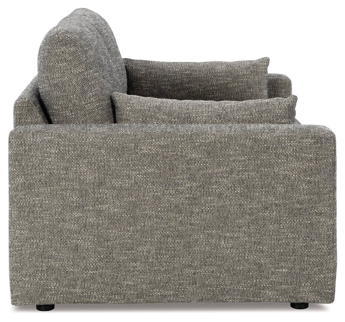 Dramatic Granite Fabric Loveseat