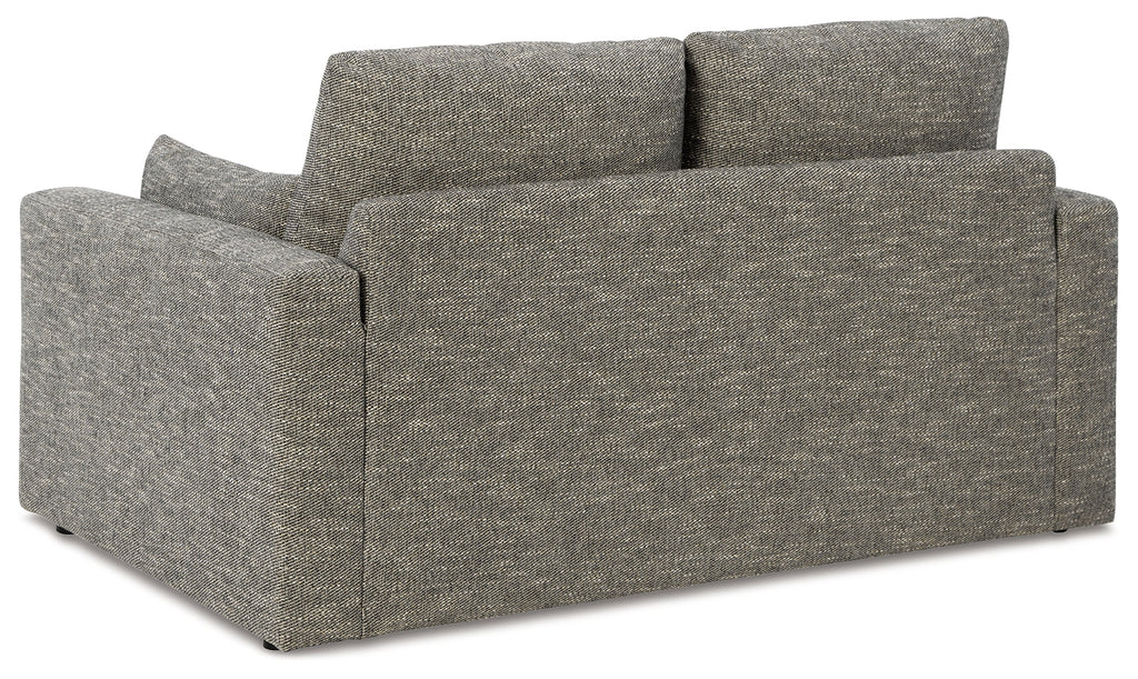 Dramatic Granite Fabric Loveseat