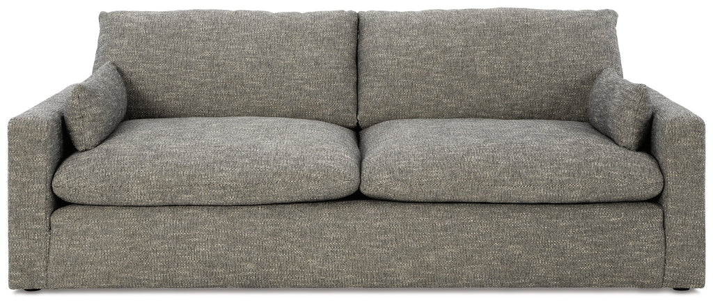 Dramatic Granite Fabric Sofa