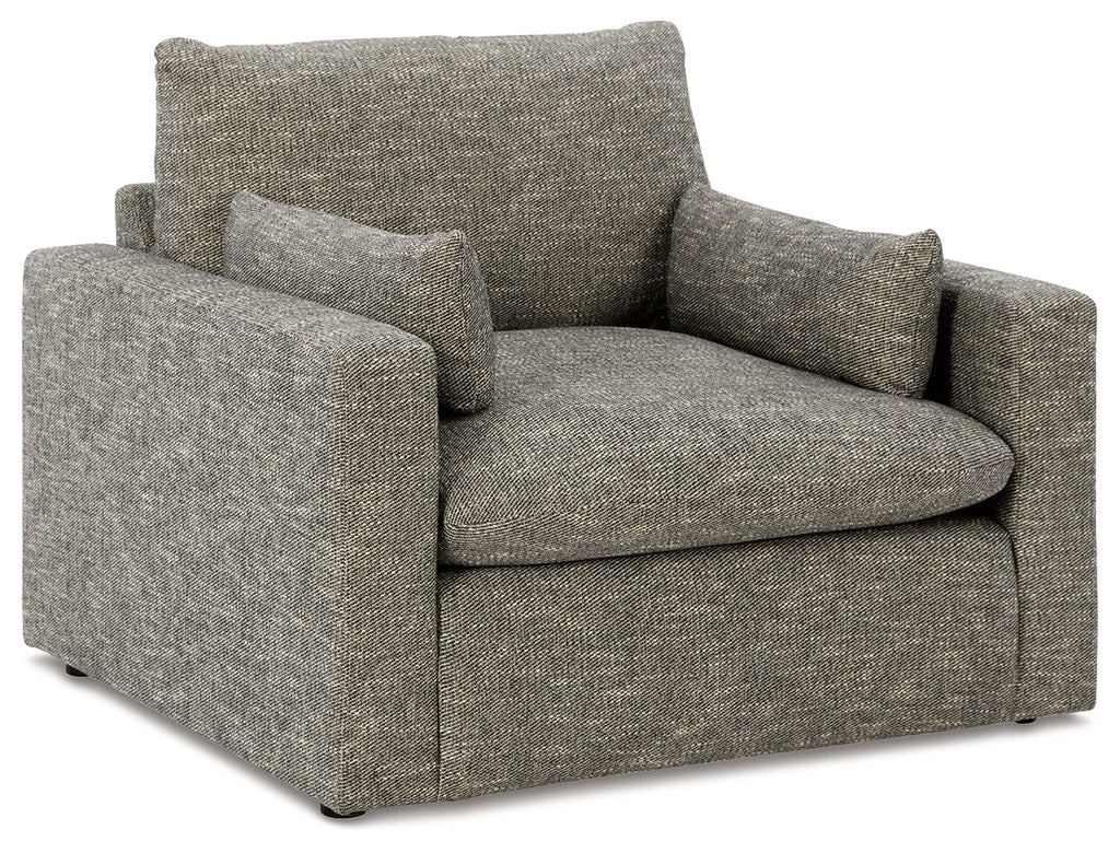 Dramatic Granite Oversized Chair