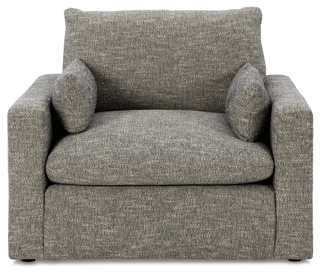 Dramatic Granite Oversized Chair