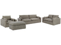 Dramatic Granite Sofa, Loveseat, Chair and Ottoman
