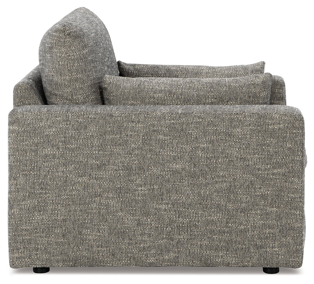 Dramatic Granite Sofa, Loveseat, Chair and Ottoman