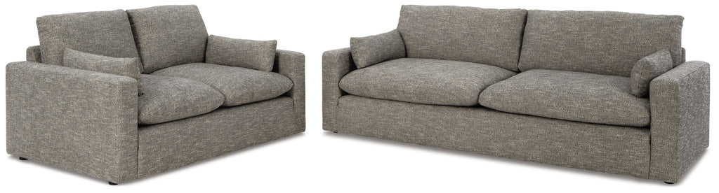 Dramatic Granite Sofa and Loveseat