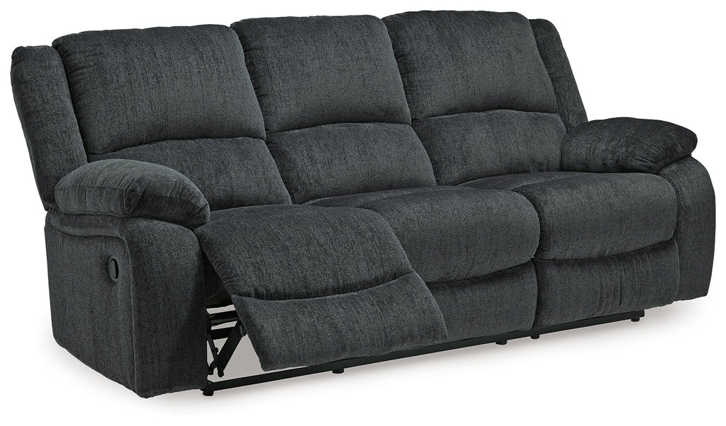 Draycoll Gray Reclining Sofa and Recliner