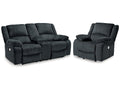 Draycoll Slate Power Reclining Loveseat & Power Recliner