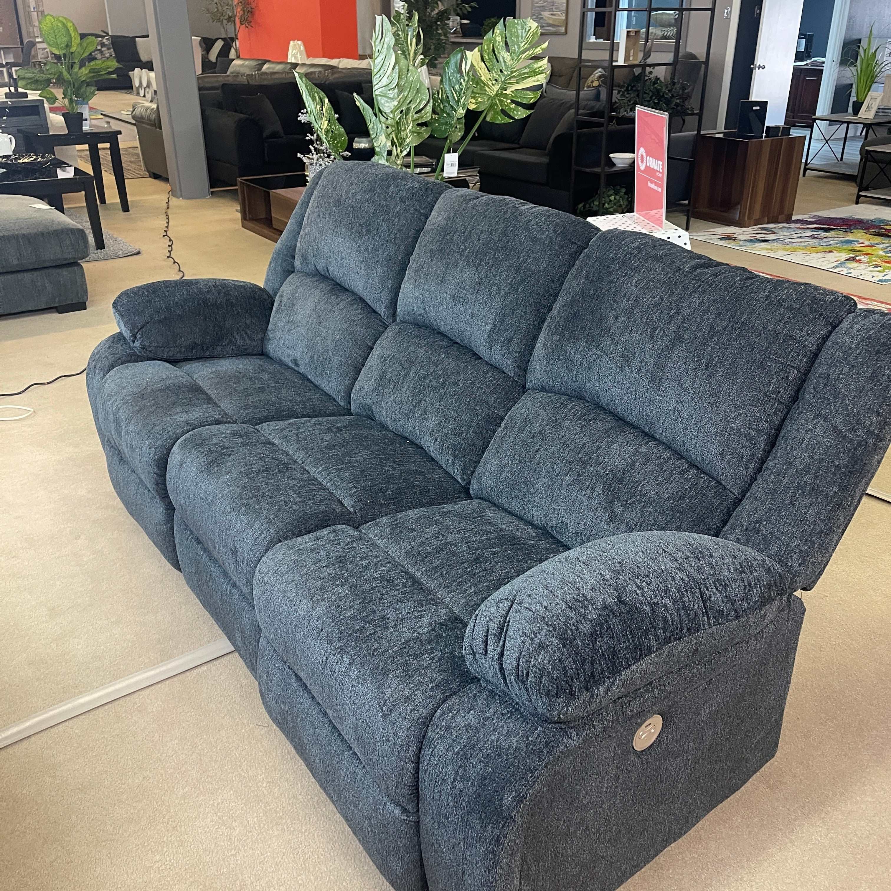 Draycoll Slate Power Reclining Sofa