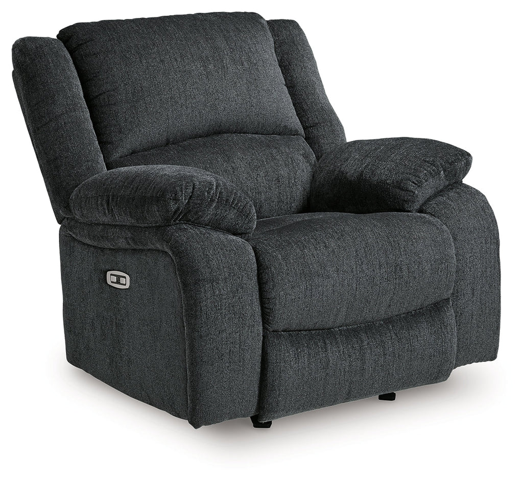 Draycoll Slate Power Reclining Sofa and 2 Power Recliners