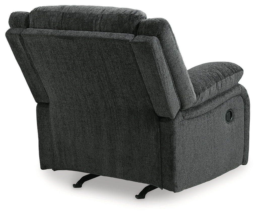 Draycoll Slate Reclining Loveseat and 2 Recliners