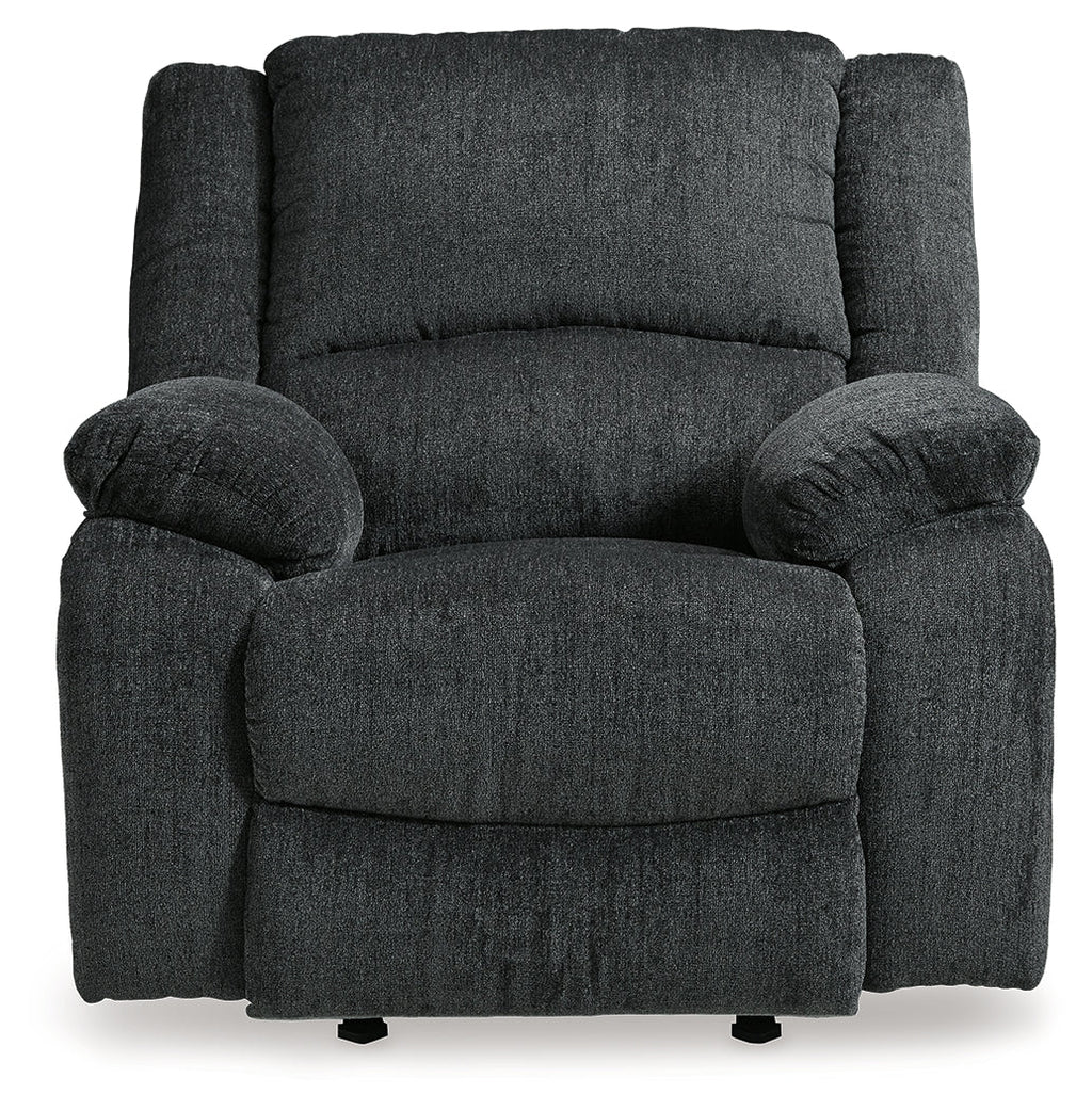 Draycoll Slate Reclining Loveseat w/Console & Recliner