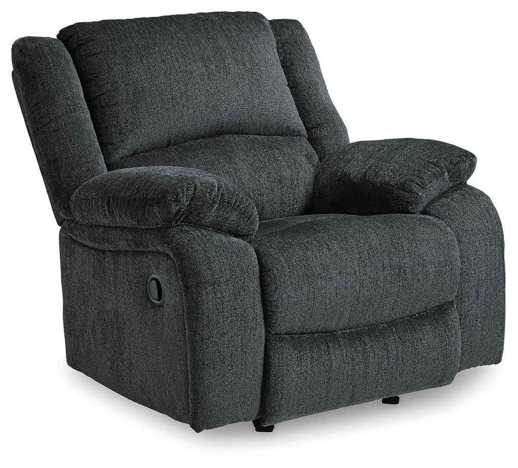 Draycoll Slate Reclining Loveseat w/Console & Recliner