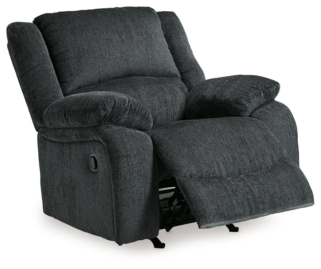 Draycoll Slate Reclining Loveseat w/Console & Recliner