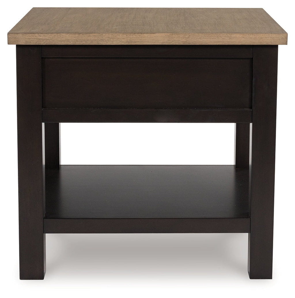 Drazmine Brown End Table