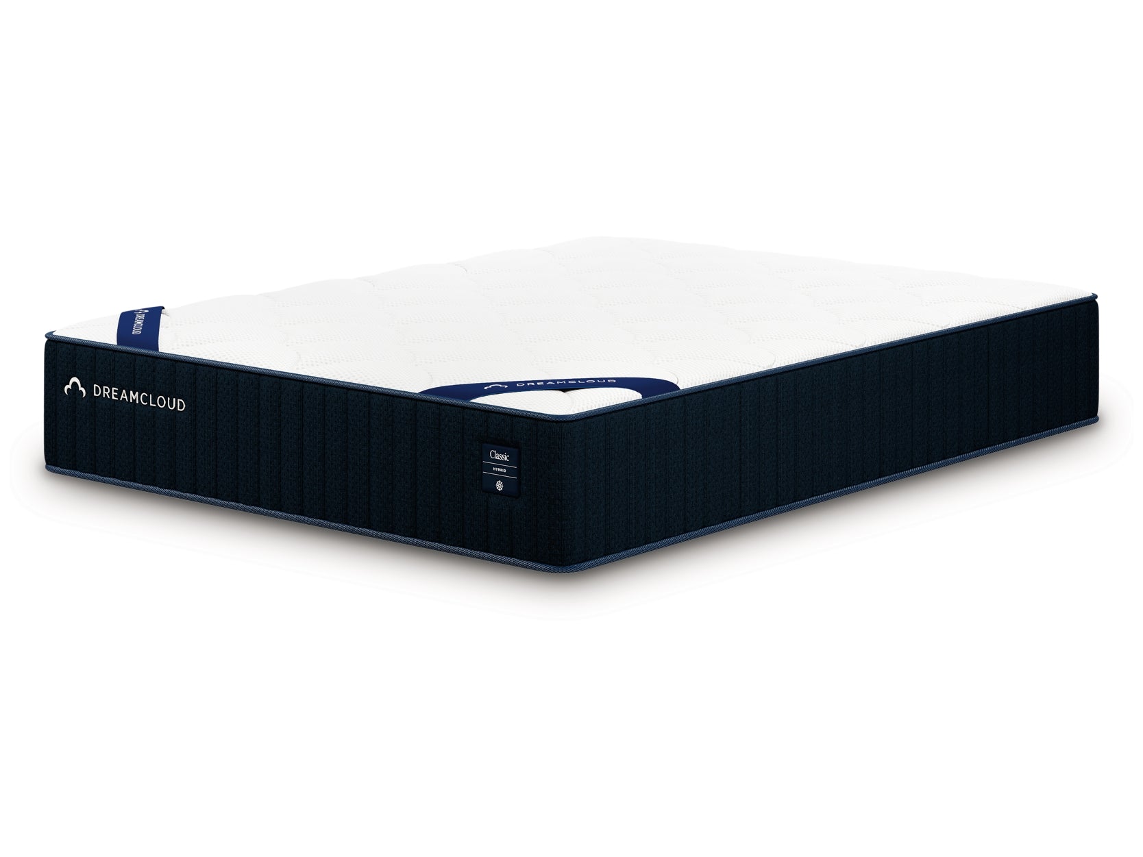 DreamCloud Classic Hybrid Firm White Queen Mattress
