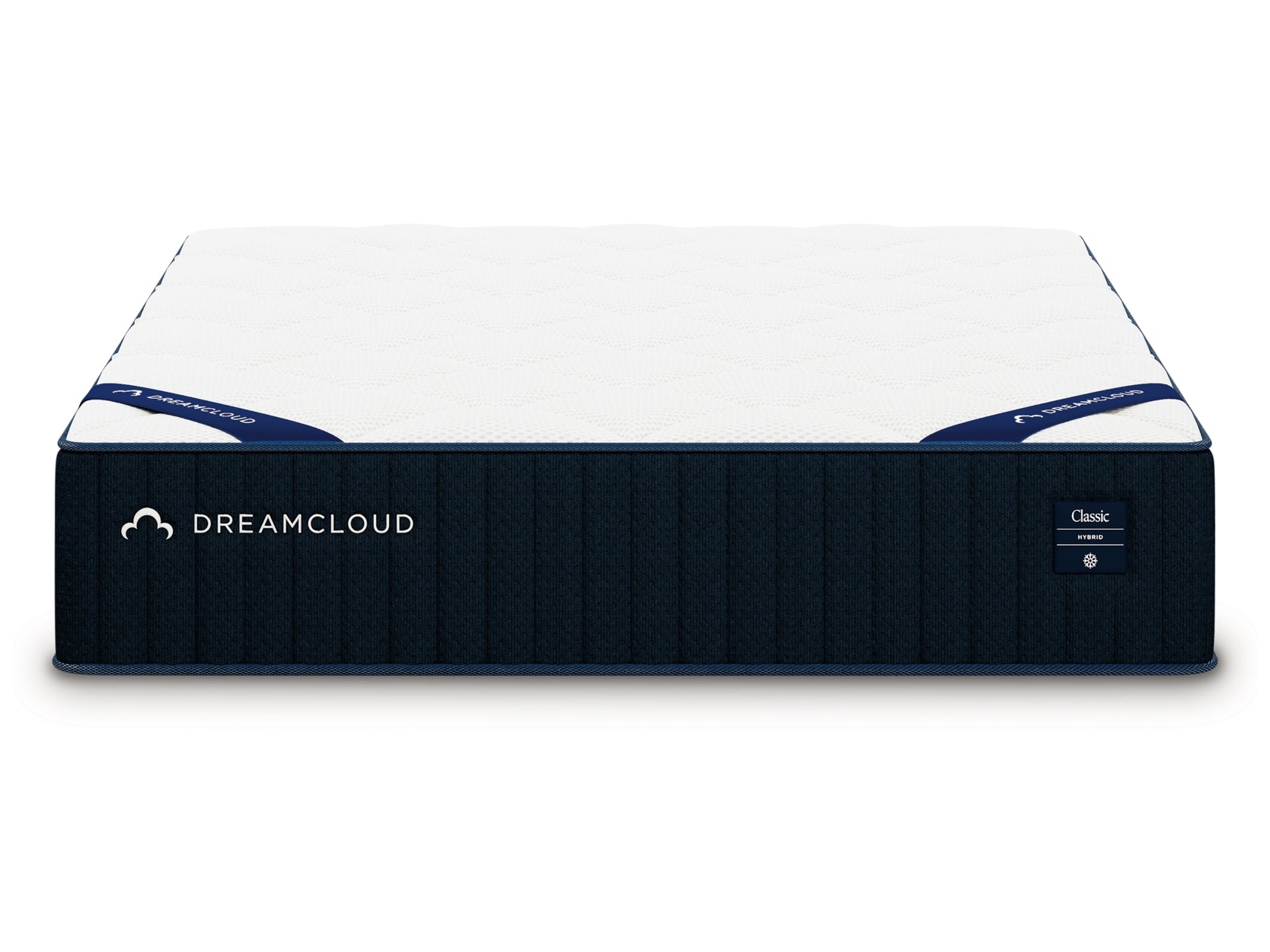 DreamCloud Classic Hybrid Firm White Queen Mattress