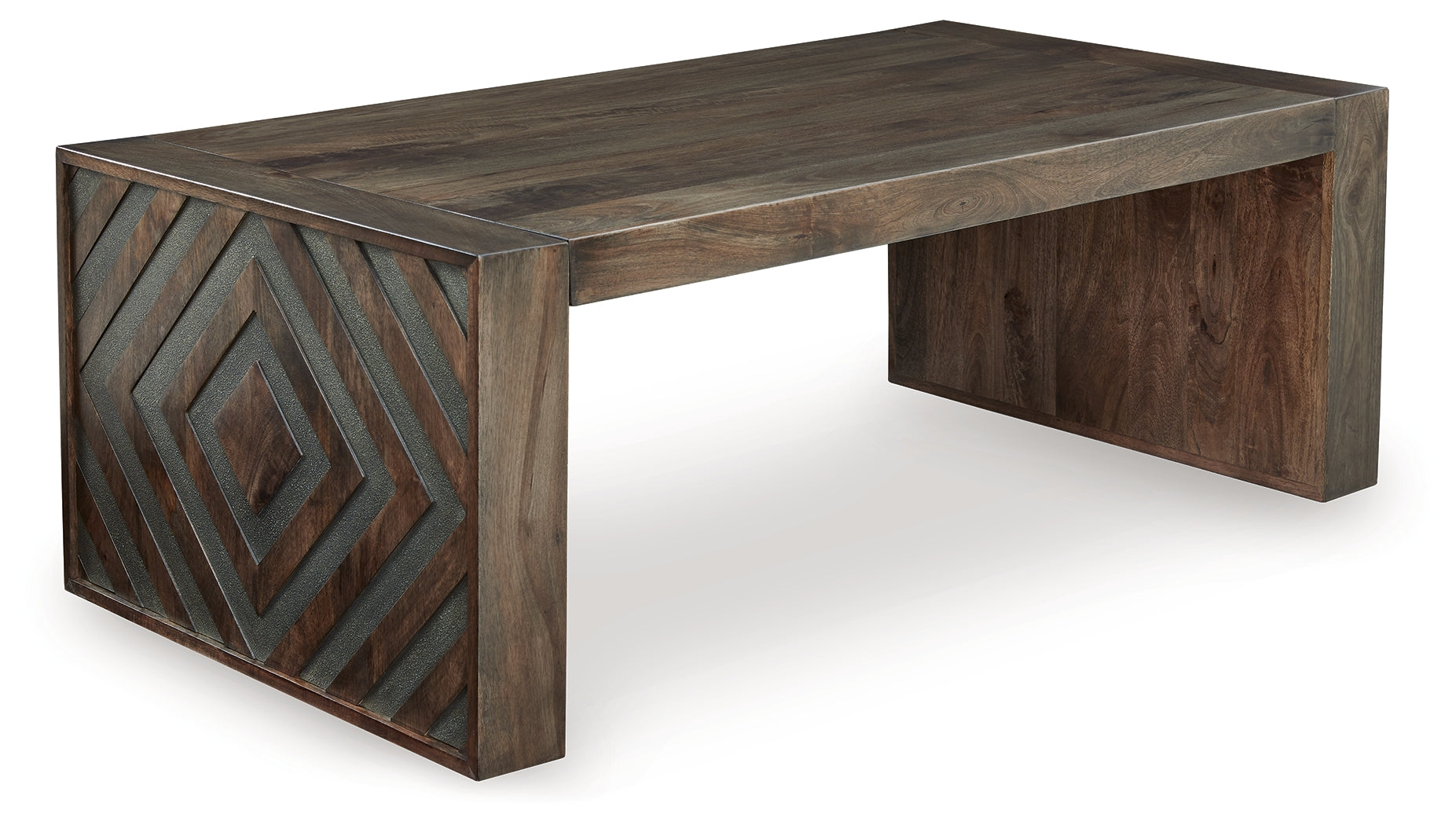 Dreggan Brown Rectangular Cocktail Table