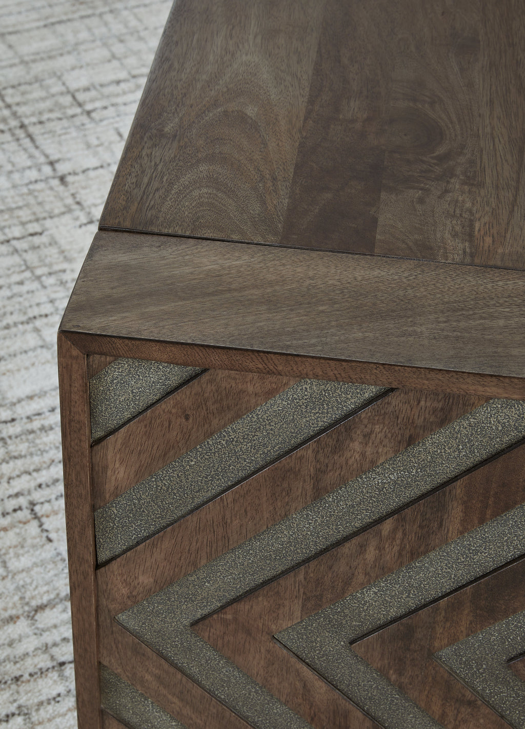 Dreggan Brown Rectangular Cocktail Table