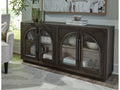 Dreley Grayish Brown Accent Cabinet