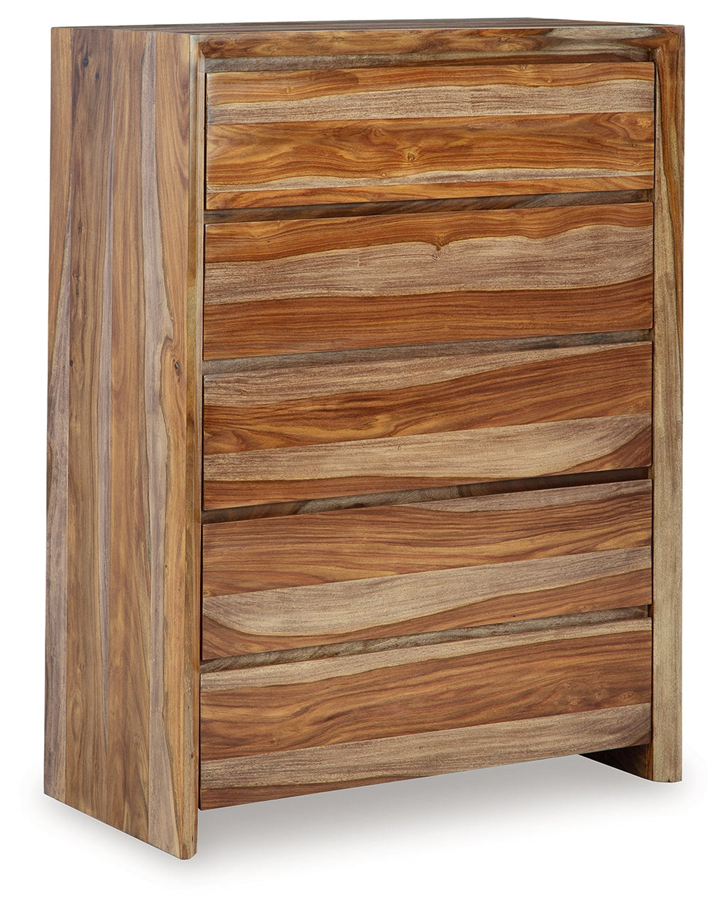 Dressoni 36" 5 Drawer Brown Chest of Drawers