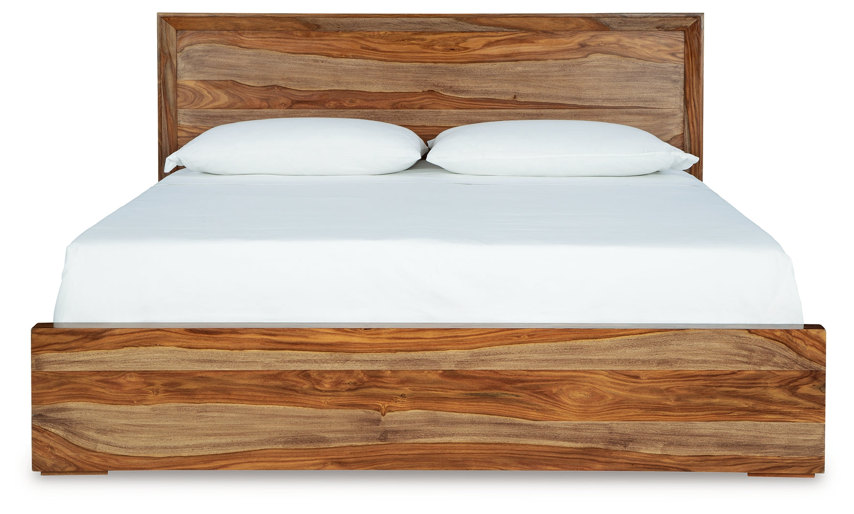 Dressonni Brown California King Panel Bed