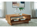Dressonni Brown Rectangular Cocktail Table