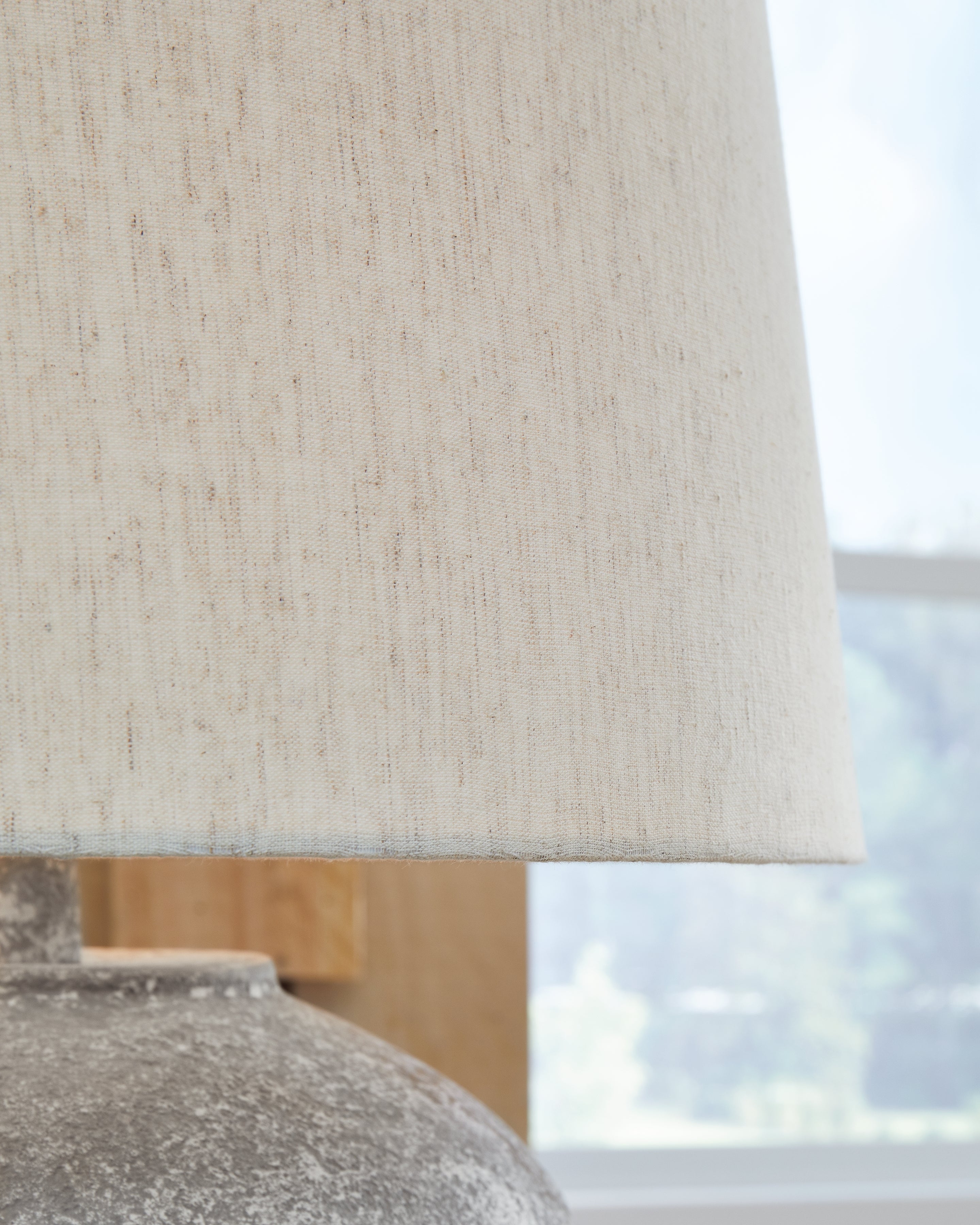 Dreward Distressed Gray Table Lamp (Set of 2)