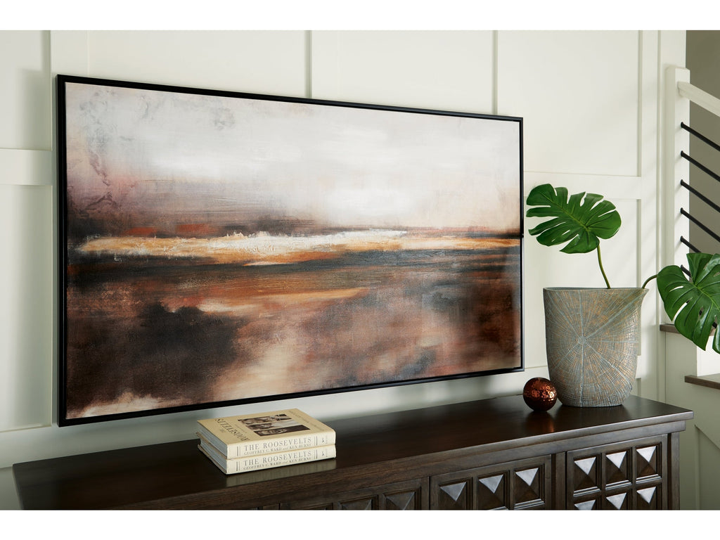 Drewland Black/Brown/Orange Wall Art
