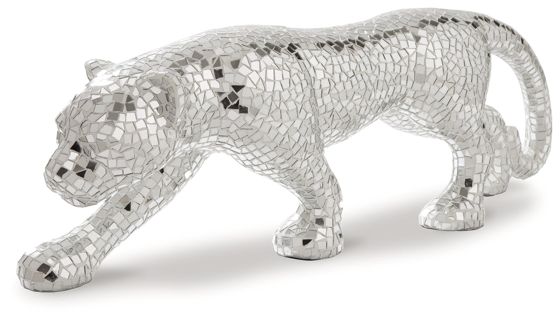 Drice Mirrored Panther Sculpture