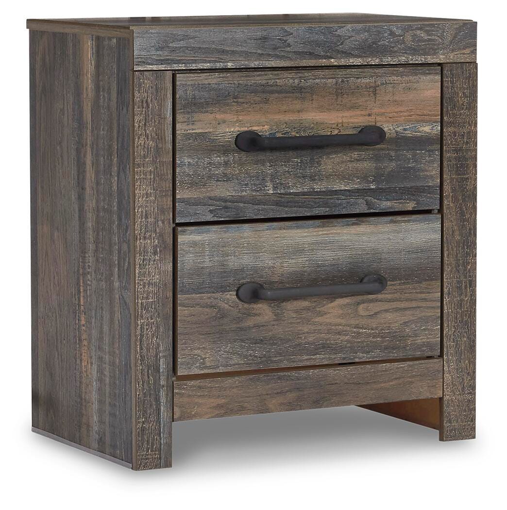 Drystan /Multi King Bookcase Storage Bed, Dresser, Mirror, Chest and Nightstand, Brown