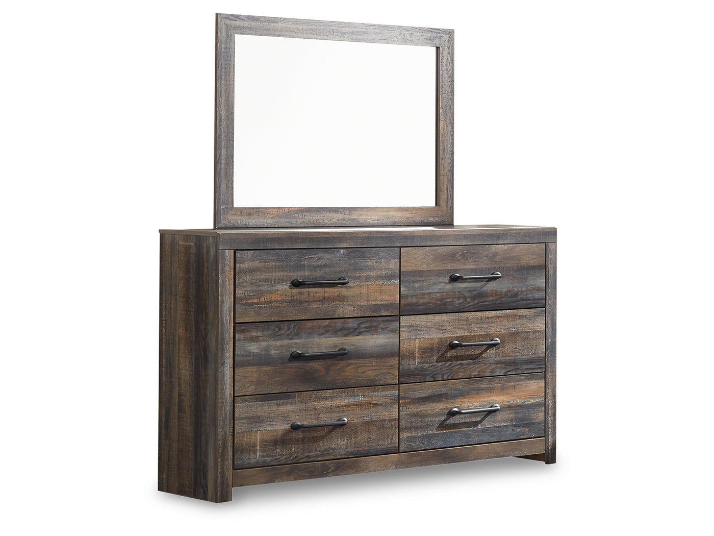Drystan King Storage Bedroom Set with Dresser and Mirror