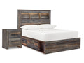 Drystan Multi Full Bookcase Bedroom Set