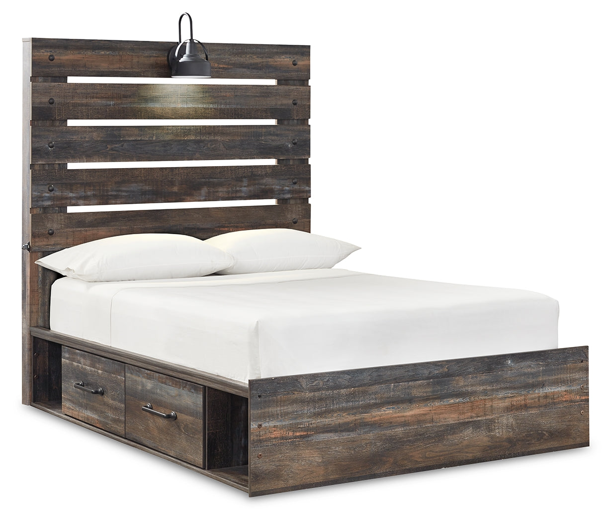 Drystan Multi Full Bookcase Storage Bed & Chest