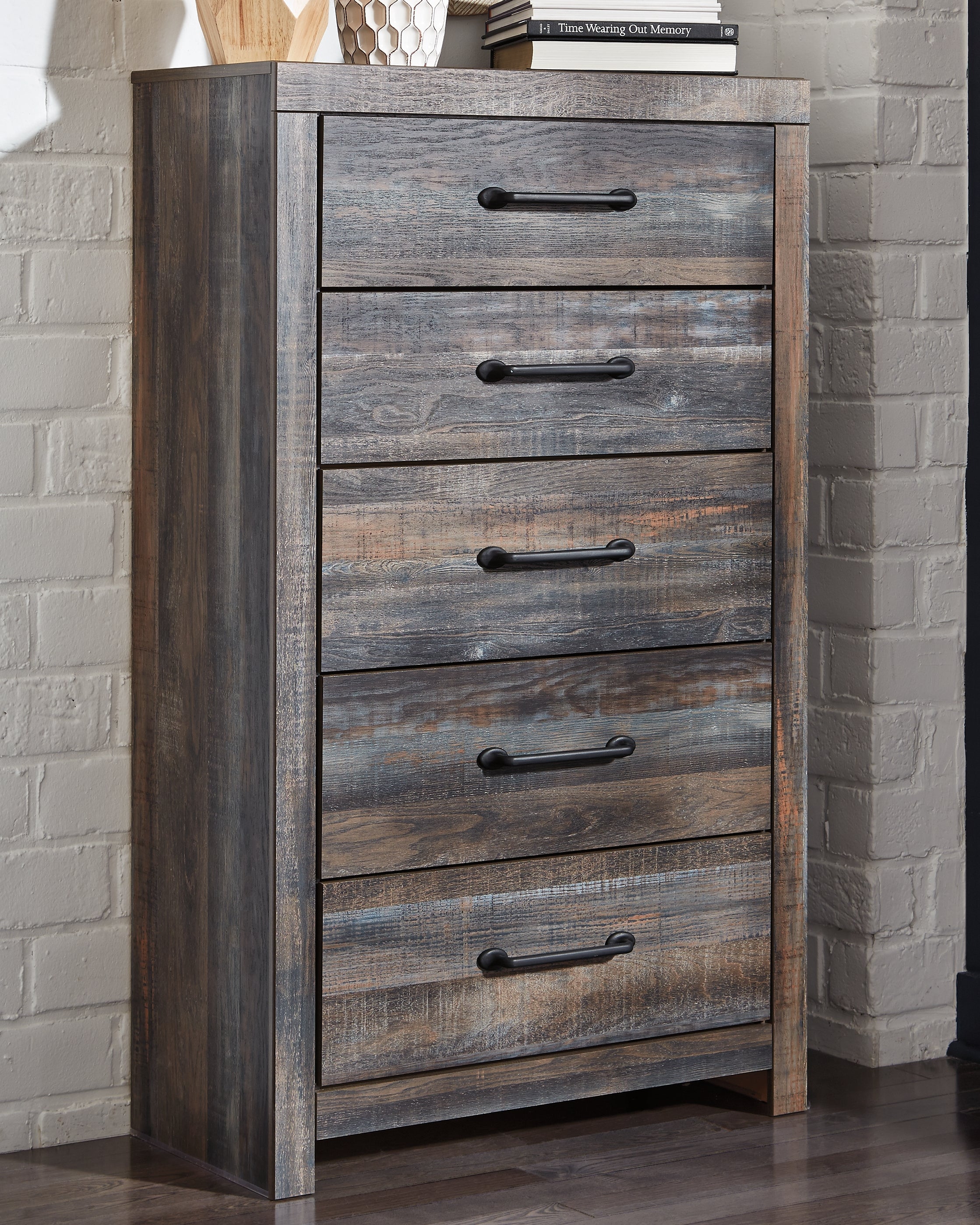 Drystan Multi Full Bookcase Storage Bed & Chest