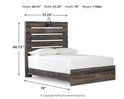 Drystan Multi Full Panel Bedroom Set