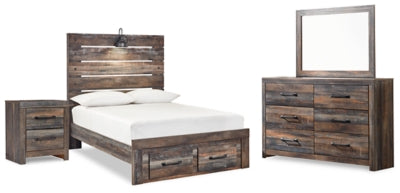 Drystan Multi Full Panel Storage Bedroom Set