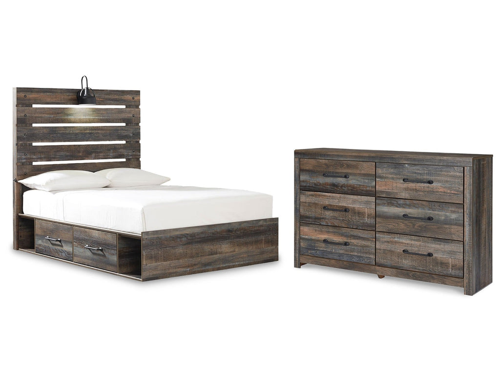 Drystan Multi Full Panel Storage Bedroom Set with Dresser