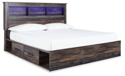Drystan Multi King Bookcase Storage Bedroom Set