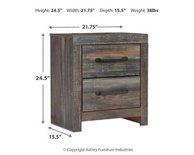 Drystan Multi King Bookcase Storage Bedroom Set