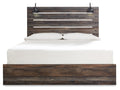 Drystan Multi King Panel Bed & 2 Nightstands