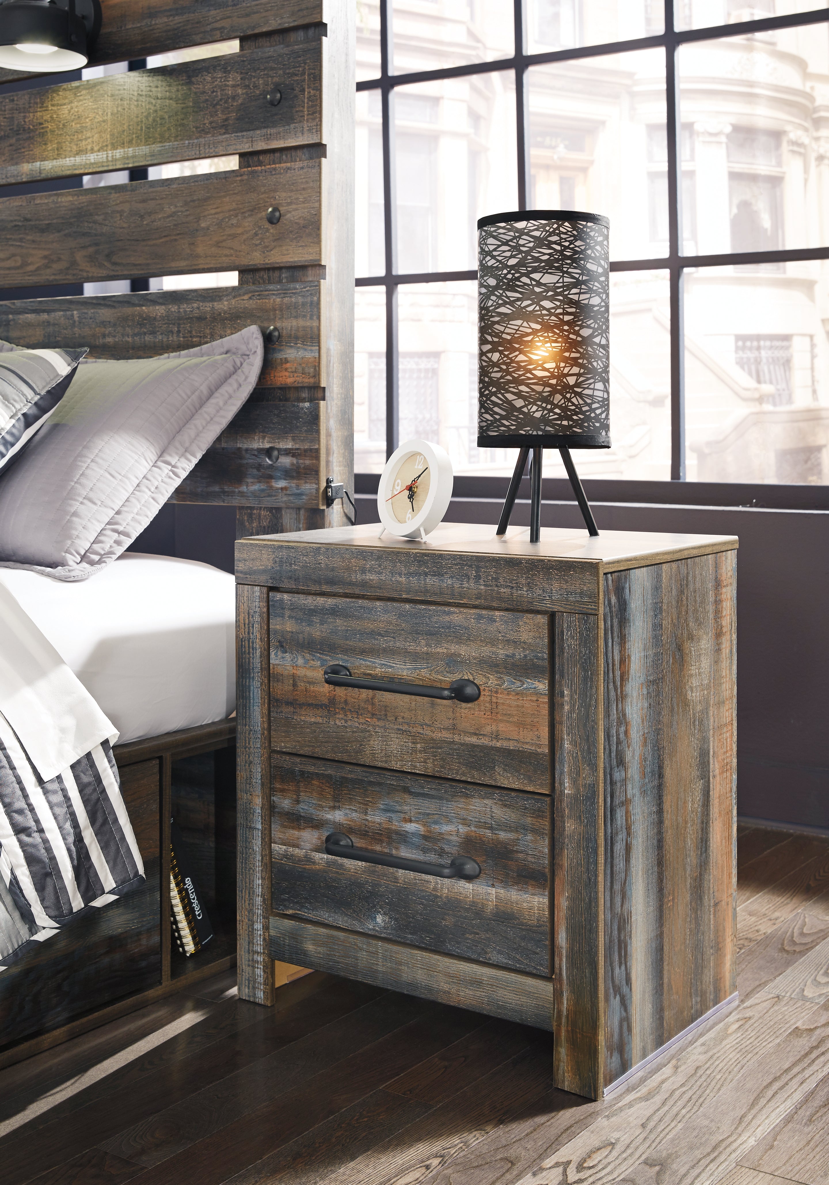 Drystan Multi King Panel Bedroom Set