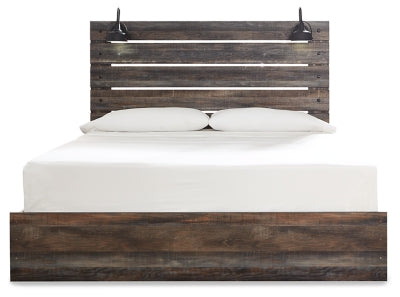 Drystan Multi King Panel Bedroom Set with Dresser and Mirror