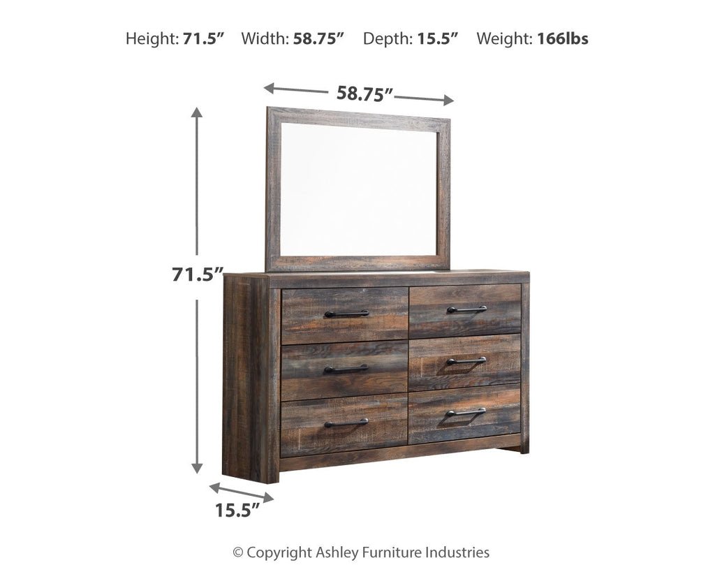 Drystan Multi King Panel Bedroom Set