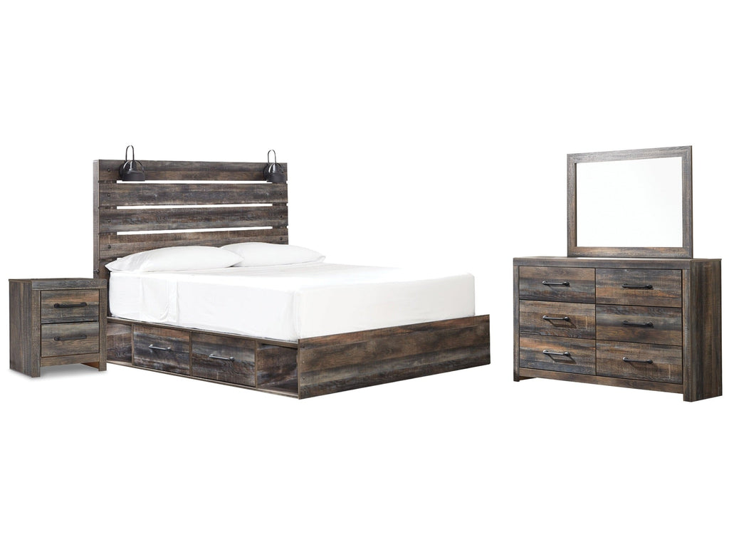 Drystan Multi King Panel Bedroom Set