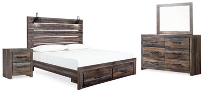 Drystan Multi King Panel Storage Bedroom Set