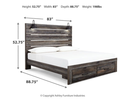 Drystan Multi King Panel Storage Bedroom Set