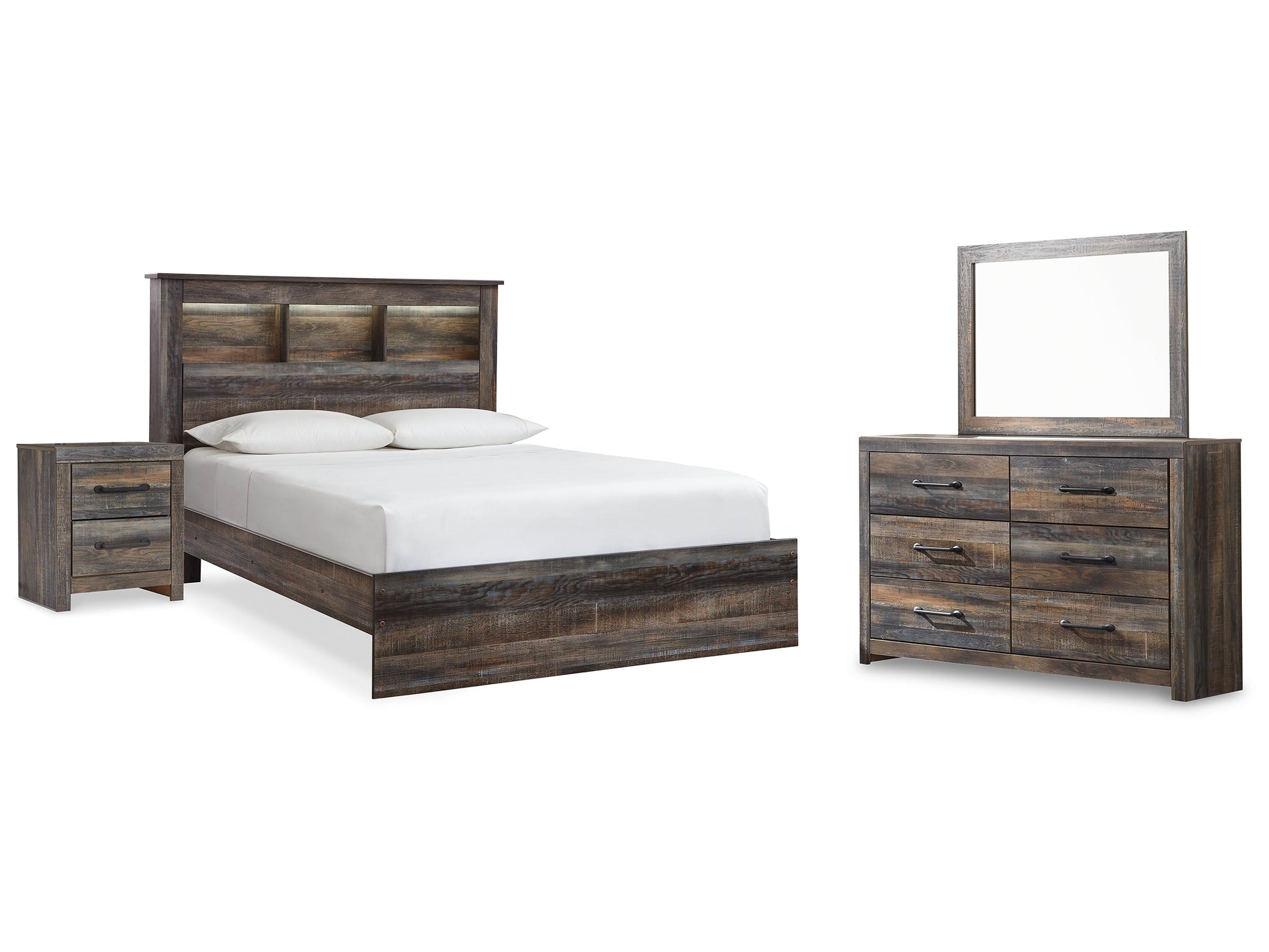 Drystan Multi Queen Bookcase Bedroom Set