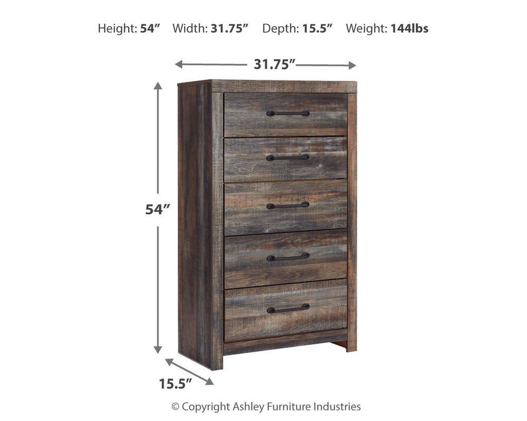 Drystan Multi Queen Bookcase Panel Bedroom Set